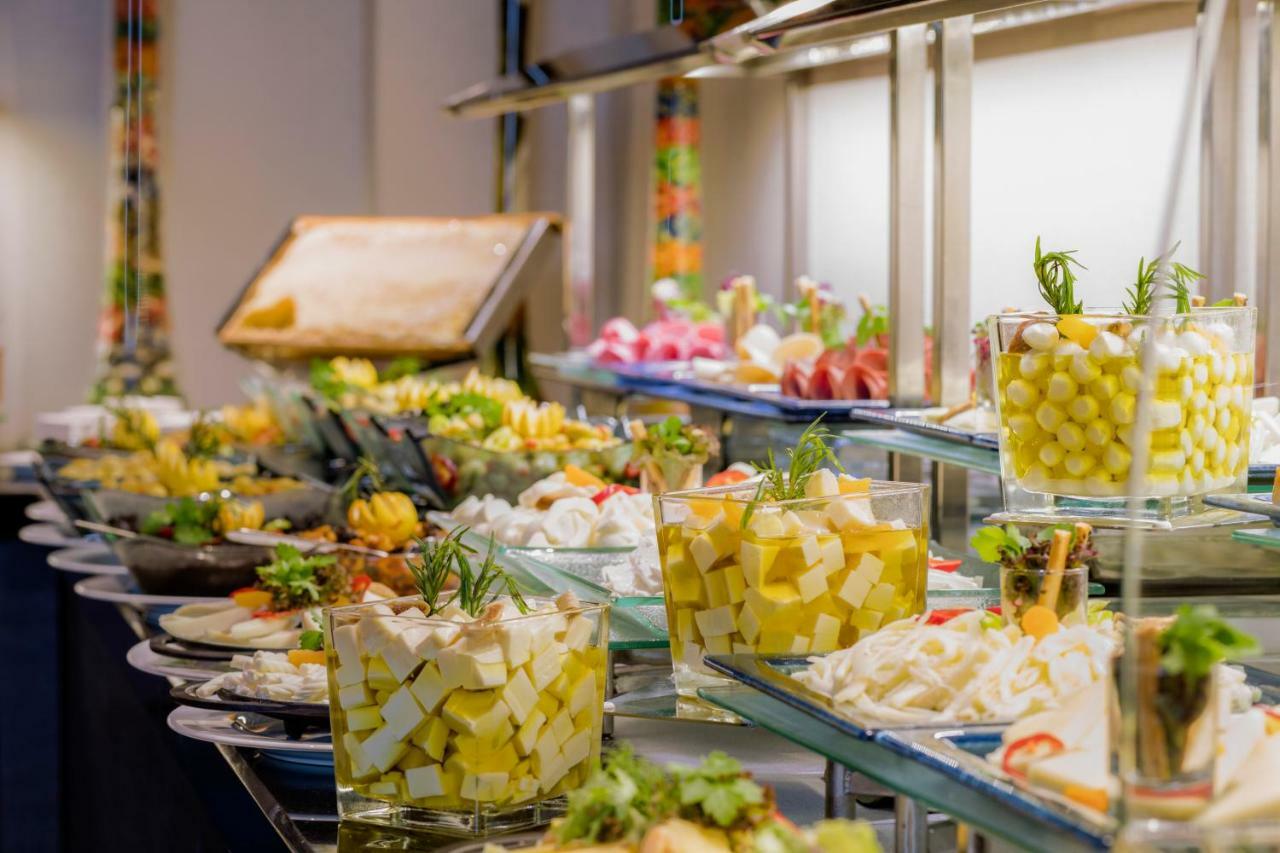 Wish More Hotel Istanbul Exterior photo A buffet at a hotel